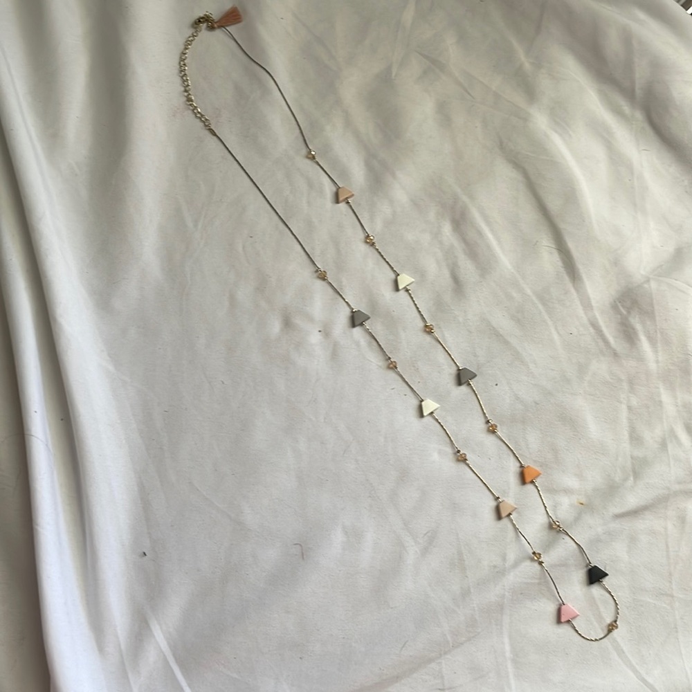 Sale 3 for $15 Trapezoid necklace